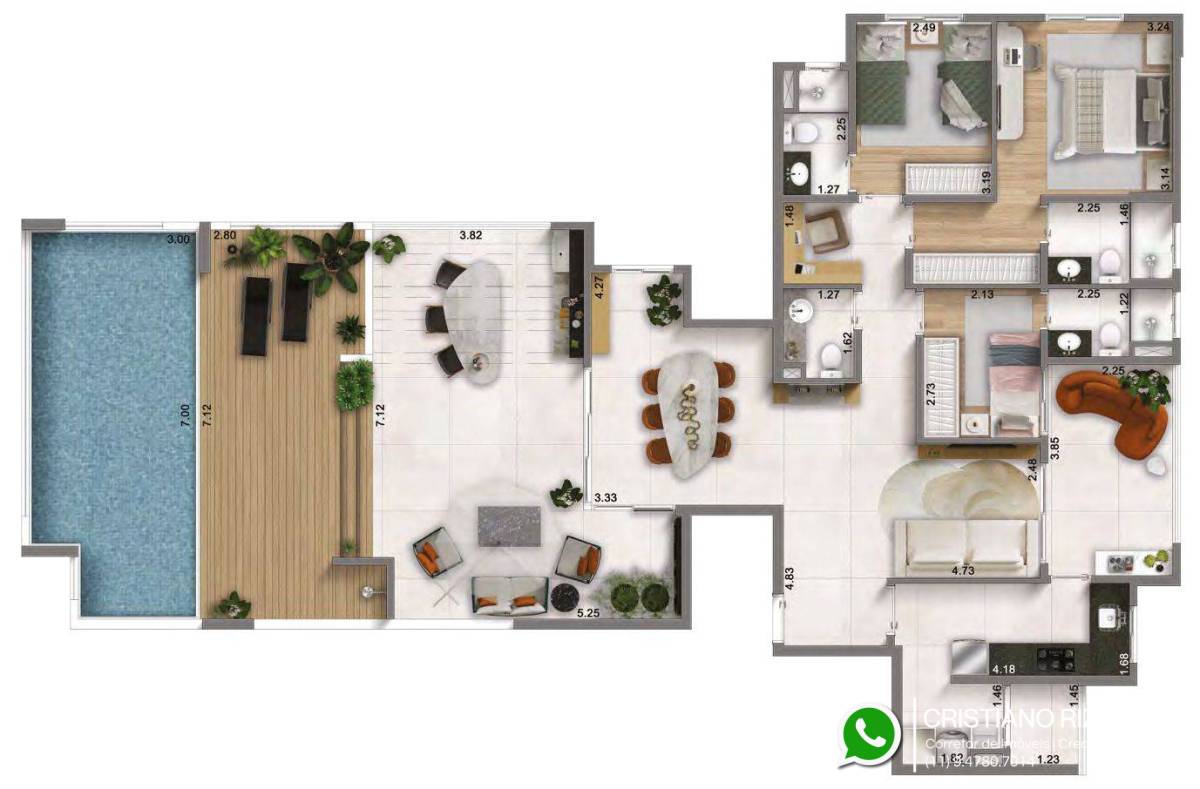 Apartamento à venda com 3 quartos, 98m² - Foto 25